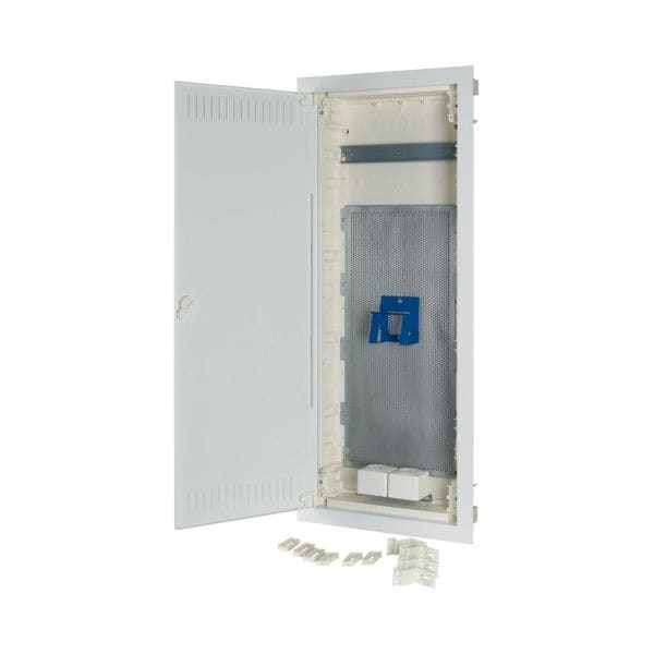EATON - Installationskleinverteiler zum Einbau, Multimedia, 5 Zeilen, flache Stahlblechtür