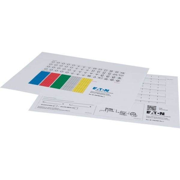 EATON - Beschriftungsbogen neu, KLV