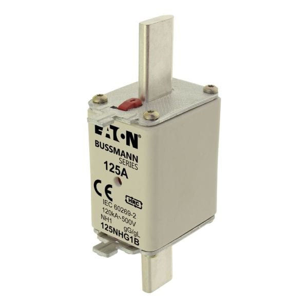EATON - Sicherungsverbindung, Niederspannung, 125 A, AC 500 V, NH1, gL/gG, IEC, Doppelkennmelder