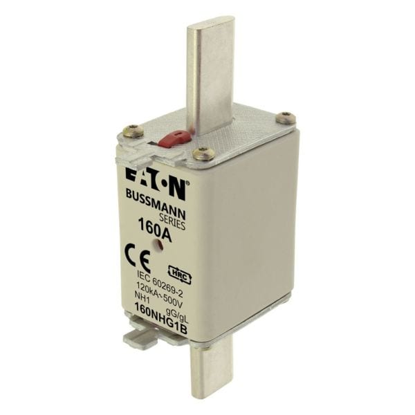 EATON - Sicherungsverbindung, Niederspannung, 160 A, AC 500 V, NH1, gL/gG, IEC, Doppelkennmelder