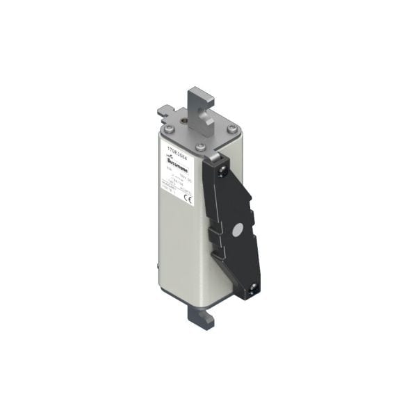 EATON - Sicherungseinsatz, superflink, 63 A, DC 750 V, 100 kA, compact size 1, 43 x 60 x 212 mm, gR, IEC, Kennmelder Typ K, Französisch