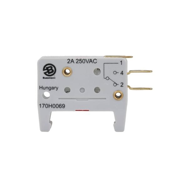 EATON - Mikroschalter, superflink, 5 A, AC 250 V, LV, IEC, Kennmelder Typ K, 6,3 x 0,8 Anschlussfahnen-Abmessungen