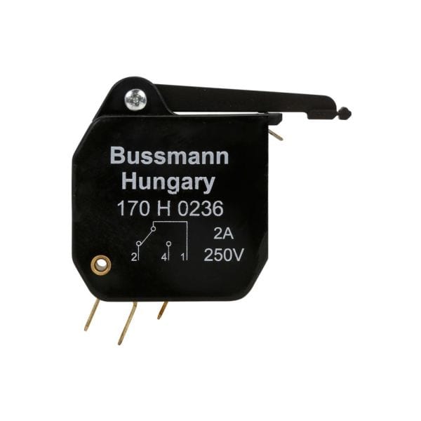 EATON - Mikroschalter, superflink, 5 A, AC 250 V, IEC, Kennmelder Typ T, 6,3 x 0,8 Anschlussfahnen-Abmessungen