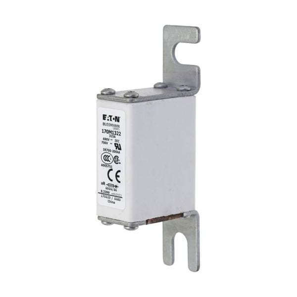 EATON - Sicherungseinsatz, superflink, 315 A, AC 690 V, 200 kA, DIN 000, 21 x 40 x 100 mm, aR, DIN, IEC