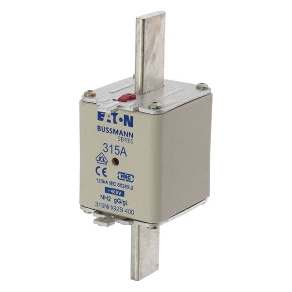 EATON - Sicherungsverbindung, LV, 315 A, AC 400 V, NH2, gL/gG, IEC, Doppelkennmelder, spannungsführende Grifflasche