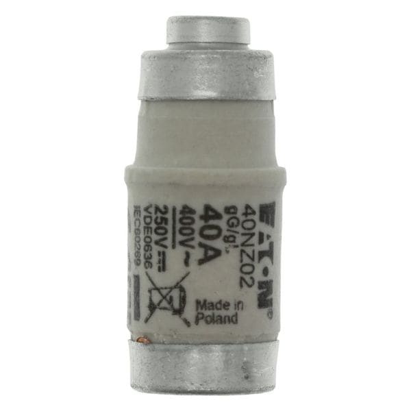 EATON - Sicherungseinsatz, Niederspannung, 40 A, AC 400 V, 50 kA, D02, gL/gG, IEC, träge