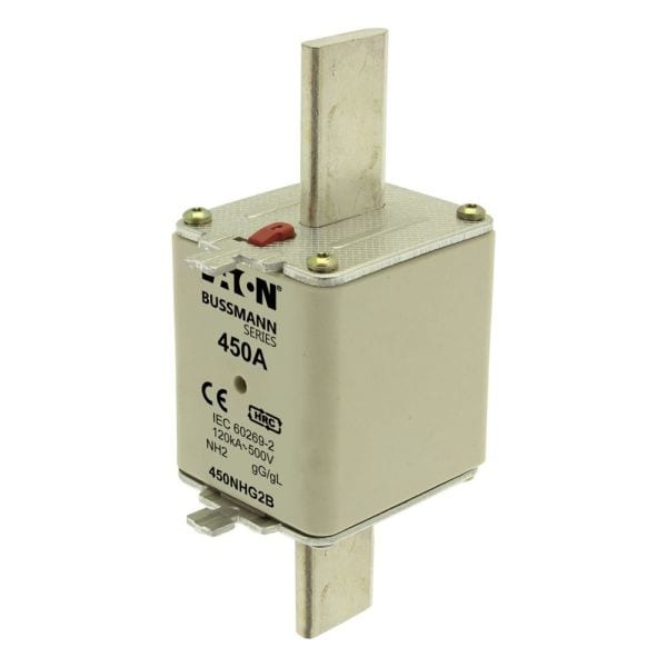 EATON - Sicherungsverbindung, Niederspannung, 450 A, AC 500 V, NH2, gL/gG, IEC, Doppelkennmelder