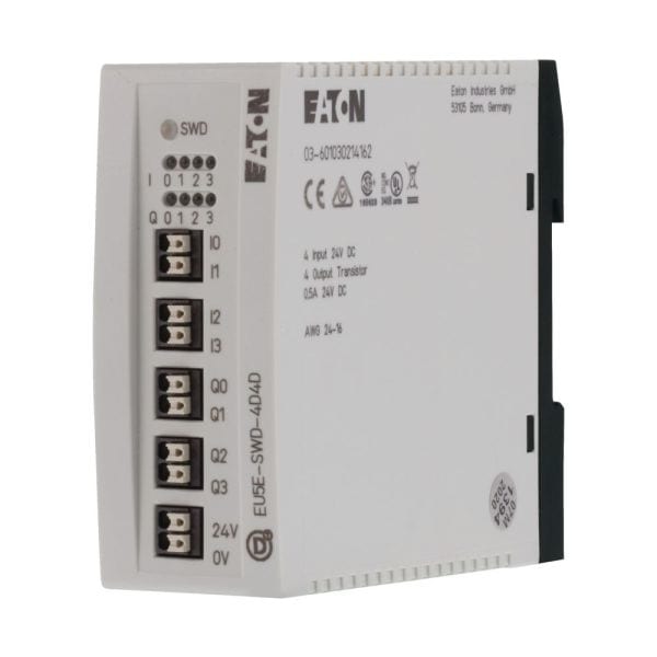 EATON - SWD-Ein-/Ausgabemodul, 24 V DC, 4 digitale Eingänge, 4 digitale Transistor-Ausgänge 0,5 A