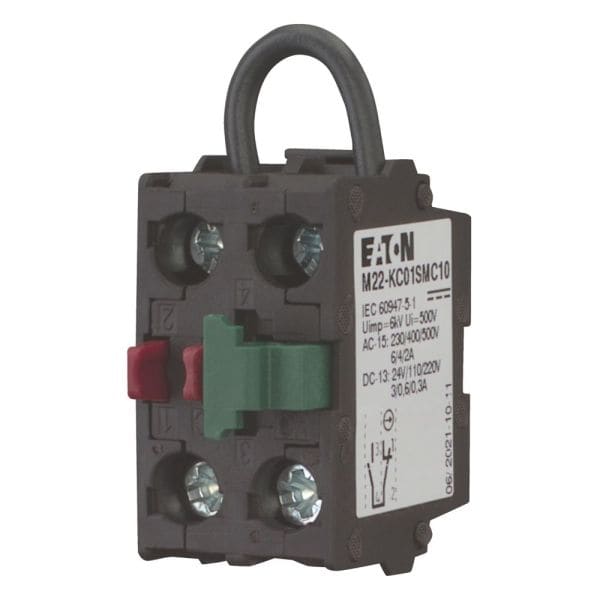 EATON - Selbstüberwachende Kontaktelemente, Schraubklemmen, Bodenbefestigung, 1 S, 1 Ö, 24 V 3 A
