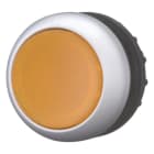 EATON - Leuchtdrucktaste, RMQ-Titan, flach, rastend, orange, unbeschriftet, Frontring Titan