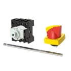 EATON - Hauptschalter, P1, 32 A, Zwischenbau, 3-polig + N, NOT-AUS-Funktion, abschließbar in 0-Stellung, mit Metallachse für Schaltschranktiefe 400