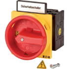 EATON - Sicherheitsschalter SUVA, T3, 32 A, Einbau, 2 Schließer, 2 Öffner, NOT-AUS-Funktion, mit Warnschild ''Sicherheitsschalter”