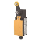 EATON - Positionsschalter, Schwenkhebel, Komplettgerät, 1 S, 1 Ö, Cage-Clamp, gelb, Kunststoff, -25 - +70 °C, mit integriertem M12-Stecker, EN 50047