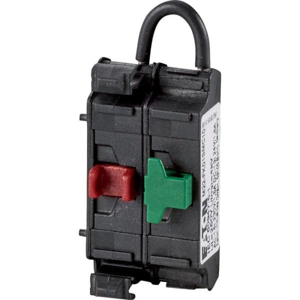 EATON - Selbstüberwachende Kontaktelemente, Cage Clamp, Push-in, Frontbefestigung, 1 Ö, 24 V 1.5 A