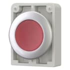 EATON - Leuchtdrucktaste, RMQ-Titan, flach, tastend, rot, unbeschriftet, Frontring Metall