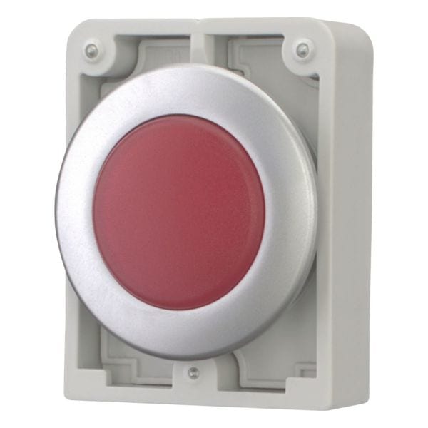 EATON - Leuchtmelder, RMQ-Titan, flach, rot, Frontring Metall