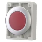 EATON - Leuchtmelder, RMQ-Titan, flach, rot, individuell beschriftbar, Frontring Metall