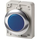EATON - Leuchtmelder, RMQ-Titan, flach, blau, Frontring Metall