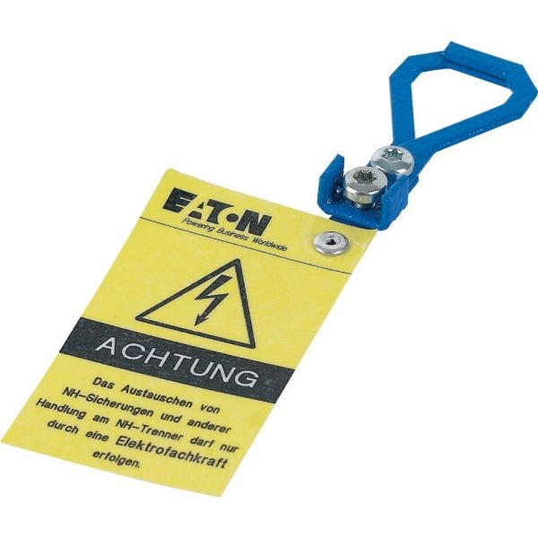 EATON - Verriegelung mit Hinweisschild (deutsch) für NH-Trenner NH00 bis NH3