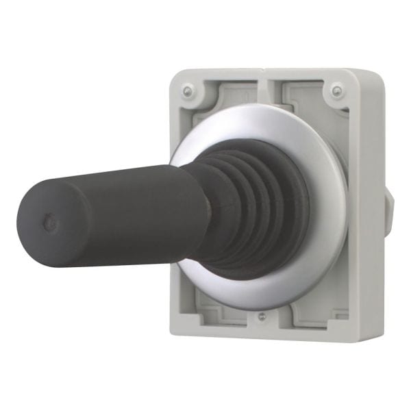 EATON - Joystick, Flat Front (Bohrloch 30,5 mm), mit einem Schaltpunkt je Betätigungsrichtung, mit Metallachse, 4 Stellungen, Frontring Metall, tast
