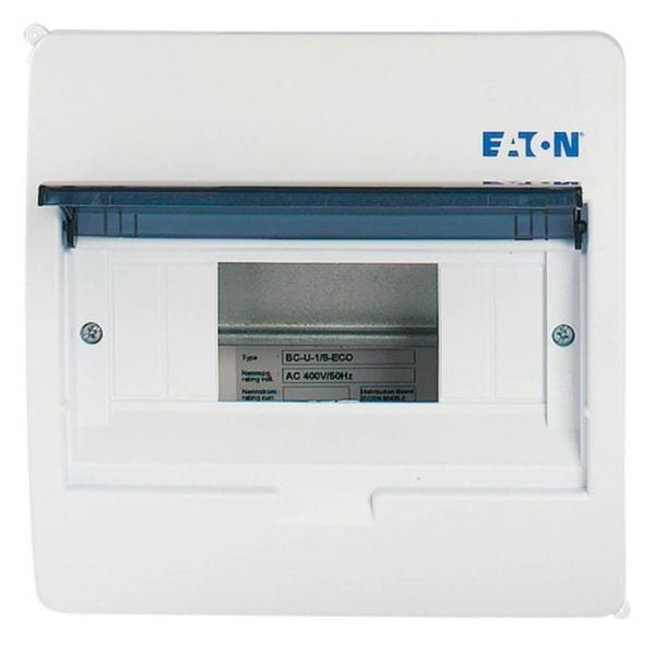 EATON - ECO Kleinverteiler, Unterputz, 1-reihig, 8 TE, IP40