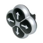 EATON - Positionstaste, RMQ-Titan, Tasten vorstehend, tastend, Frontring Titan, Pfeil oben