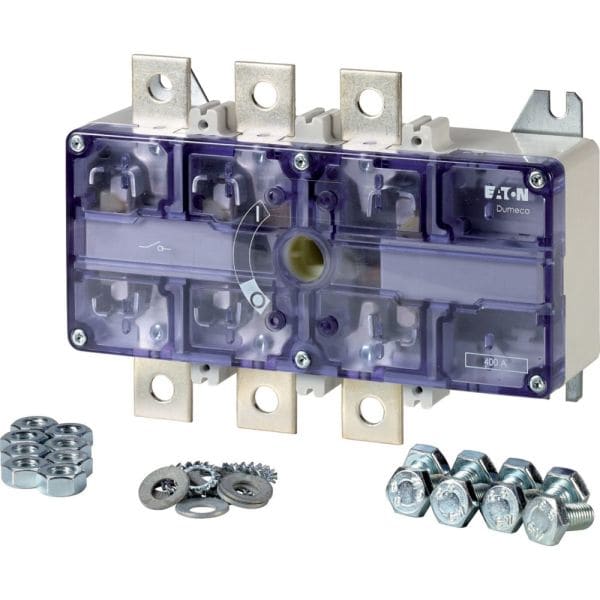 EATON - Lasttrennschalter, DMV, 400 A, 3-polig, STOPP-Funktion optional, ohne Drehgriff und Antriebsachse