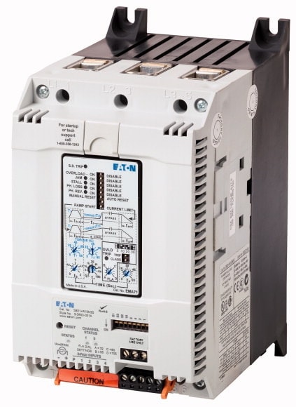 EATON - Softstarter S801-R, 135A/75kW, St.spg. 24VDC, inkl. Bypass