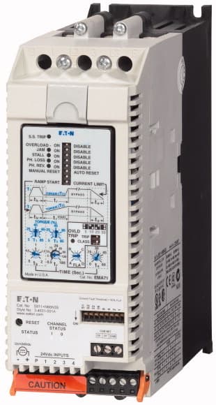 EATON - Softstarter S801-T, 180A/90kW, St.spg. 24VDC, inkl. Bypass