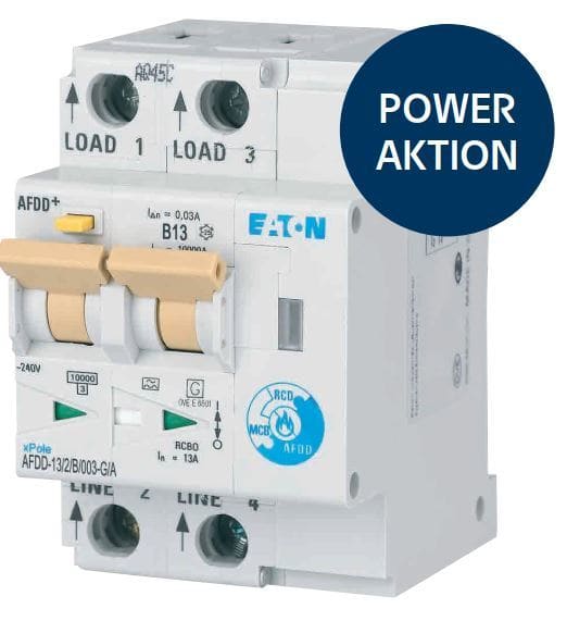 EATON - 2x AFDD 300152 FI/LS & Brandschutzsch3TE