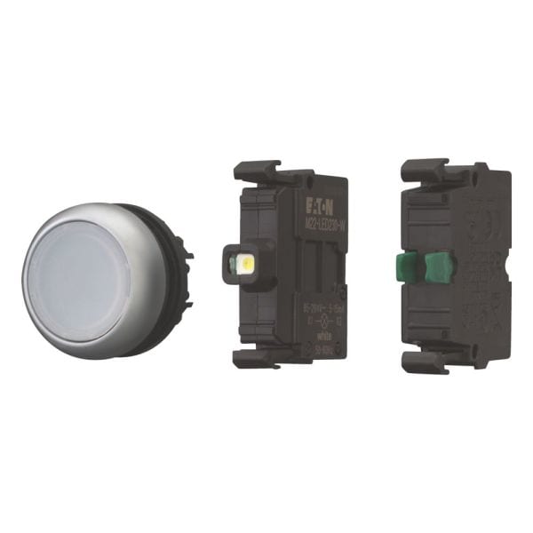 EATON - Leuchtdrucktaste, RMQ-Titan, flach, tastend, weiss