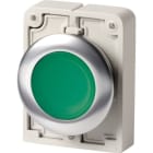 EATON - Leuchtdrucktaste,30mm,flach,gruen