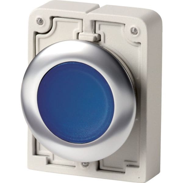 EATON - Leuchtdrucktaste,30mm,flach,blau
