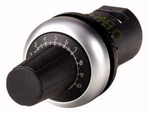 EATON - Potentiometer, klassisch, M22, 22.5 mm, P 0.5 W, Frontring Titan, robuste Handhabung