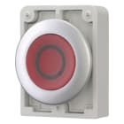 EATON - Leuchtdrucktaste, RMQ-Titan, flach, tastend, rot, beschriftet 0, Frontring Metall