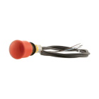 EATON - NOT-HALT-/NOT-AUS-Taste, Pilzform, 38 mm, Drehentriegelung, 2 Ö, Kabel (schwarz) mit offenem Ende, 4-polig, 1 m