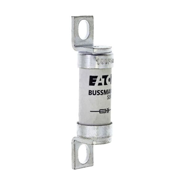 EATON - Sicherungseinsatz, superflink, 100 A, AC 690 V, DC 500 V, 200 kA, BS88, 19 x 77 mm, aR, BS