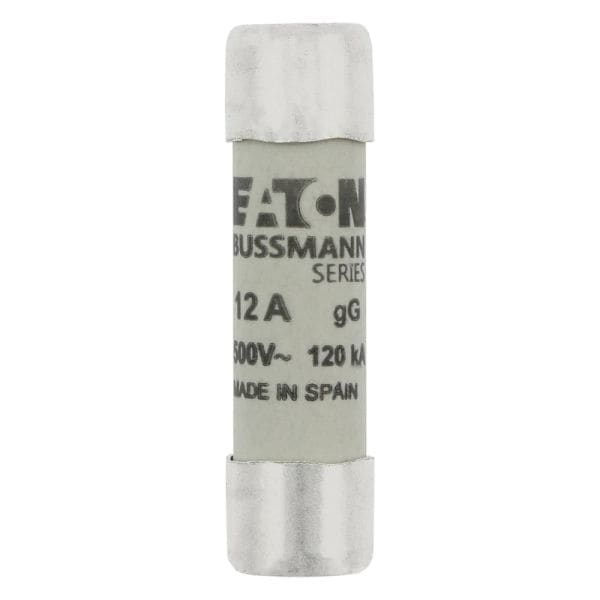 EATON - Sicherungseinsatz, Niederspannung, 12 A, AC 500 V, 120 kA, 10 x 38 mm, gL/gG, IEC