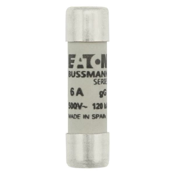 EATON - Sicherungseinsatz, Niederspannung, 6 A, AC 500 V, 120 kA, 10 x 38 mm, gL/gG, IEC