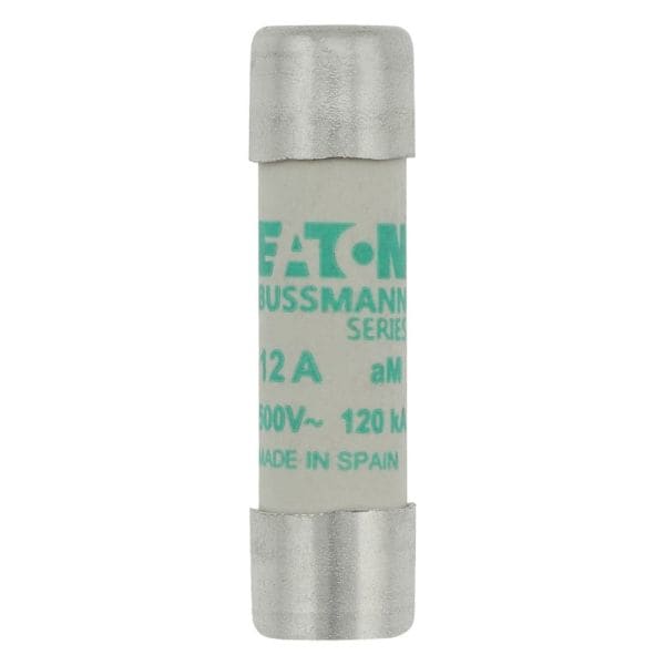 EATON - Sicherungseinsatz, Niederspannung, 12 A, AC 500 V, 120 kA, 10 x 38 mm, aM, IEC