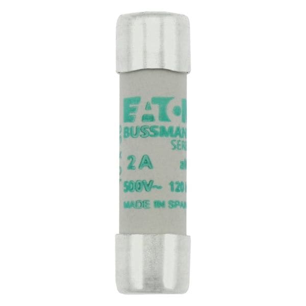 EATON - Sicherungseinsatz, Niederspannung, 2 A, AC 500 V, 120 kA, 10 x 38 mm, aM, IEC