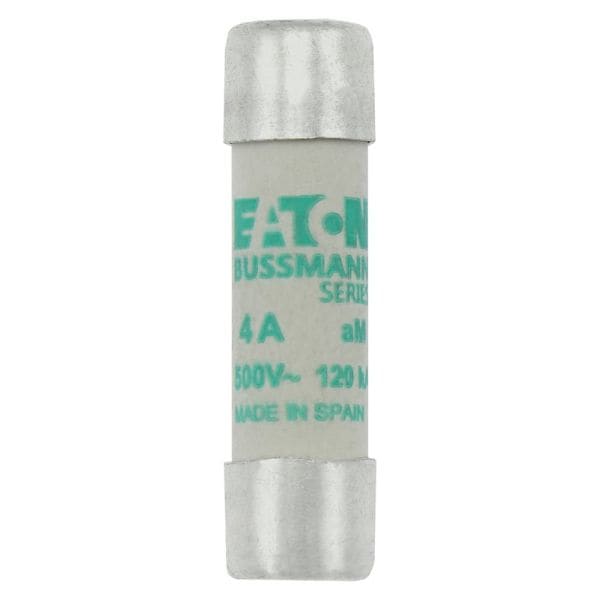 EATON - Sicherungseinsatz, Niederspannung, 4 A, AC 500 V, 120 kA, 10 x 38 mm, aM, IEC