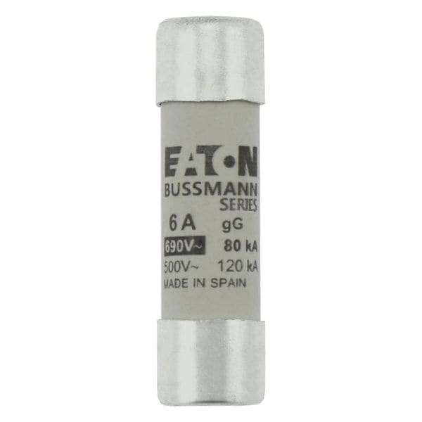 EATON - Sicherungseinsatz, Niederspannung, 6 A, AC 690 V, 80 kA, 14 x 51 mm, gL/gG, IEC