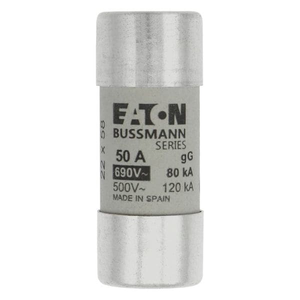 EATON - Sicherungseinsatz, Niederspannung, 50 A, AC 690 V, 80 kA, 22 x 58 mm, gL/gG, IEC