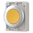 EATON - Drucktaste, 30mm flach, gelb, rastend