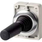 EATON - Joystick, Flat Front (Bohrloch 30,5 mm), rastend, horizontal, mit Metallachse, 2 Stellungen, Frontring Metall, IP66