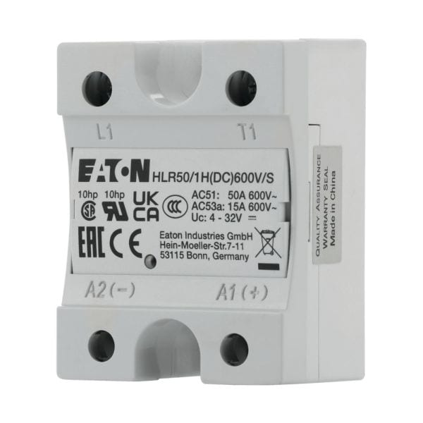 EATON - Halbleiterrelais, Hockey-Puck, 1-phasig, 50 A, 42 - 660 V, DC, hohe Absicherung
