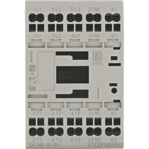 EATON - Leistungsschütz, 3-polig, 380 V 400 V 4 kW, 1 Ö, 42 V 50 Hz, 48 V 60 Hz, Wechselstrombetätigung, Push-in-Klemmen