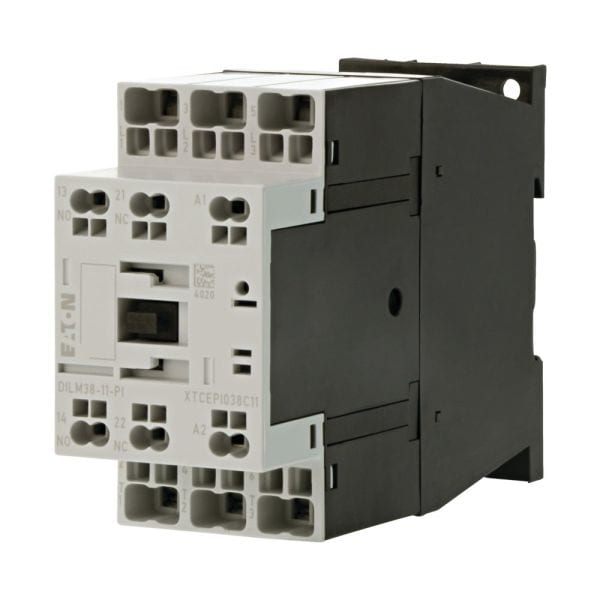 EATON - Leistungsschütz, 3-polig, 380 V 400 V 18,5 kW, 1 S, 1 Ö, 230 V 50/60 Hz, Wechselstrombetätigung, Push-in-Klemmen