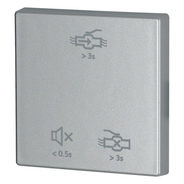EATON - Wippe 1f, Silber matt, Wassermelder